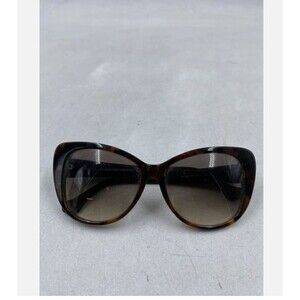 Balenciaga Brown Tortoiseshell Gradient Cat Eye Women Sunglasses EUC